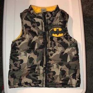 Toddler batman puffer vest. Size 3T